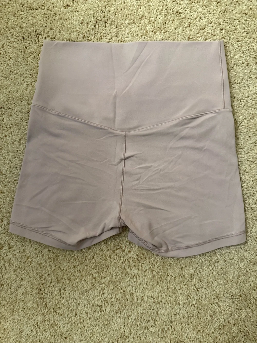 Aerie High-Waist Lavender Workout Shorts